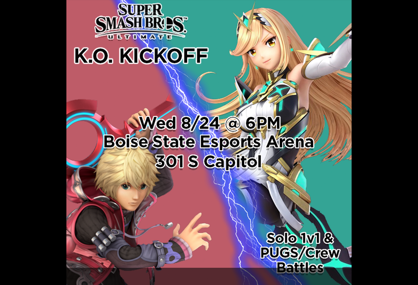 Smash Bros invite Graphic